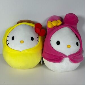 Squishmallow Sanrio Hello Kitty & Friends Pompompurin Acorn, Melody 8” Plush NWT